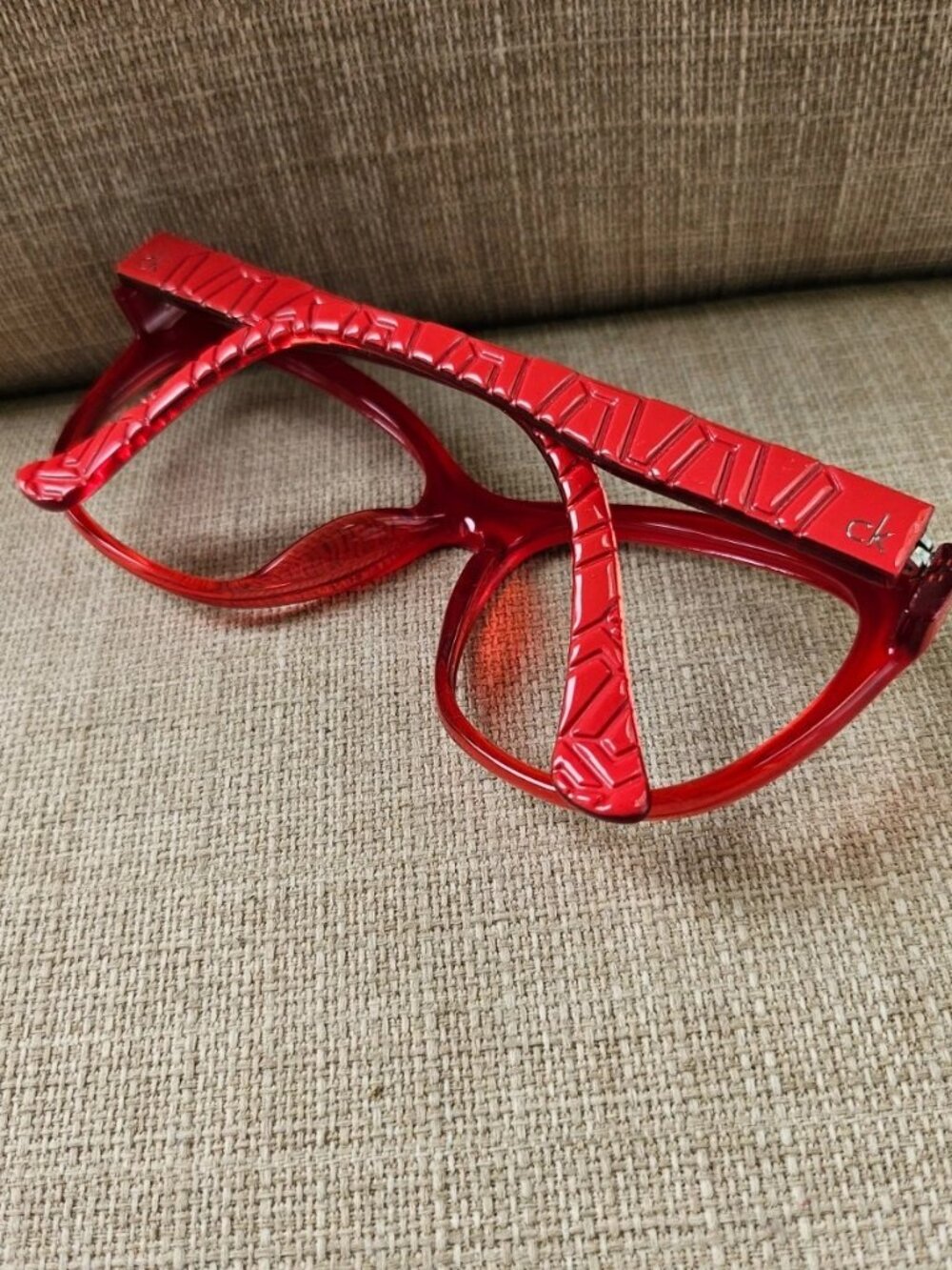 Calvin Klein Women Glasse Frame Red Tone Eyewear CK3168S Eyeglasses Frame only - Picture 8 of 12
